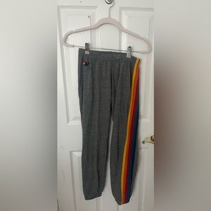 aviator nation heather gray sweatpants